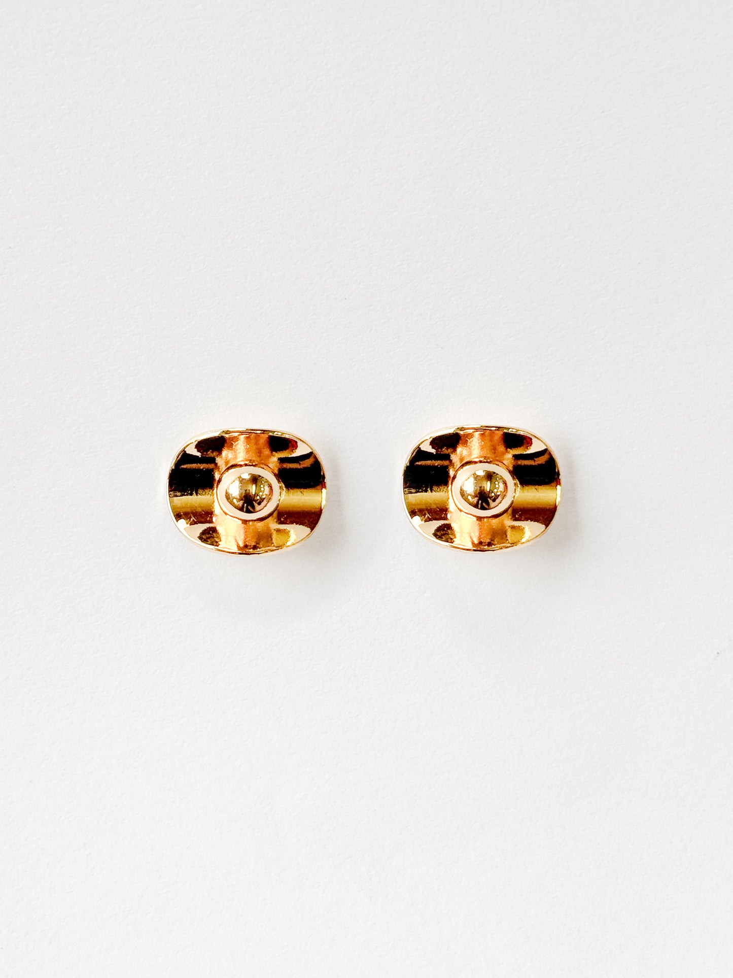 Aretes 2 en 1 dos oros