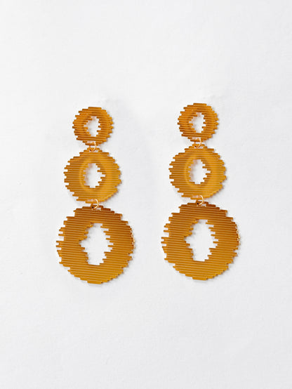 Aretes colgantes 3 circulos
