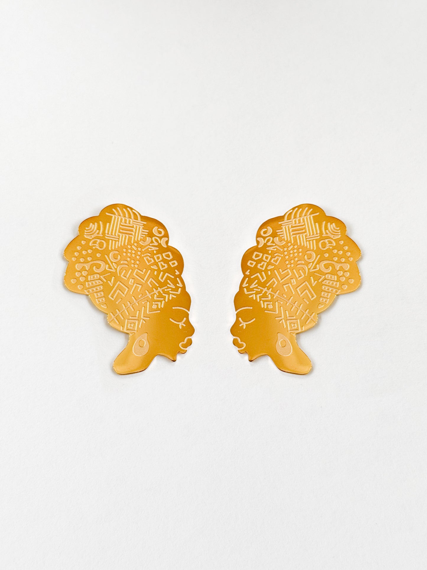 Aretes mujer con turbante