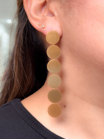 Aretes colgante circular