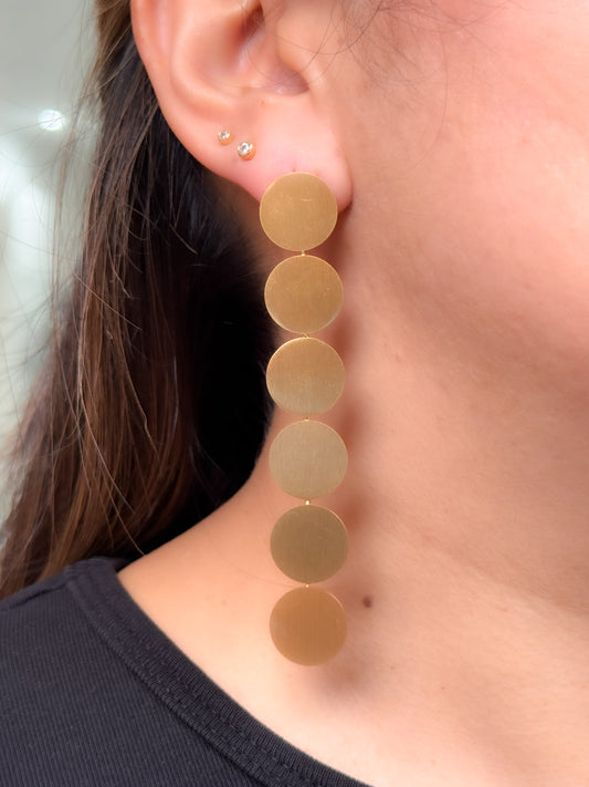 Aretes colgante circular