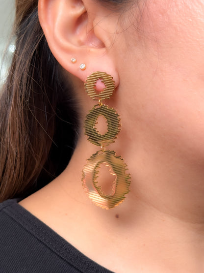 Aretes colgantes 3 circulos
