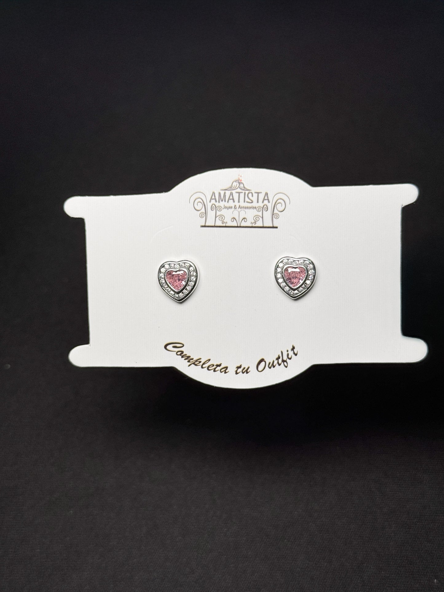 Topo corazón con borde brillante