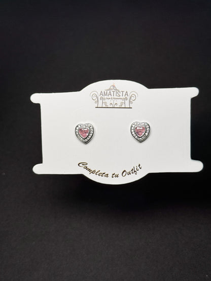 Topo corazón con borde brillante