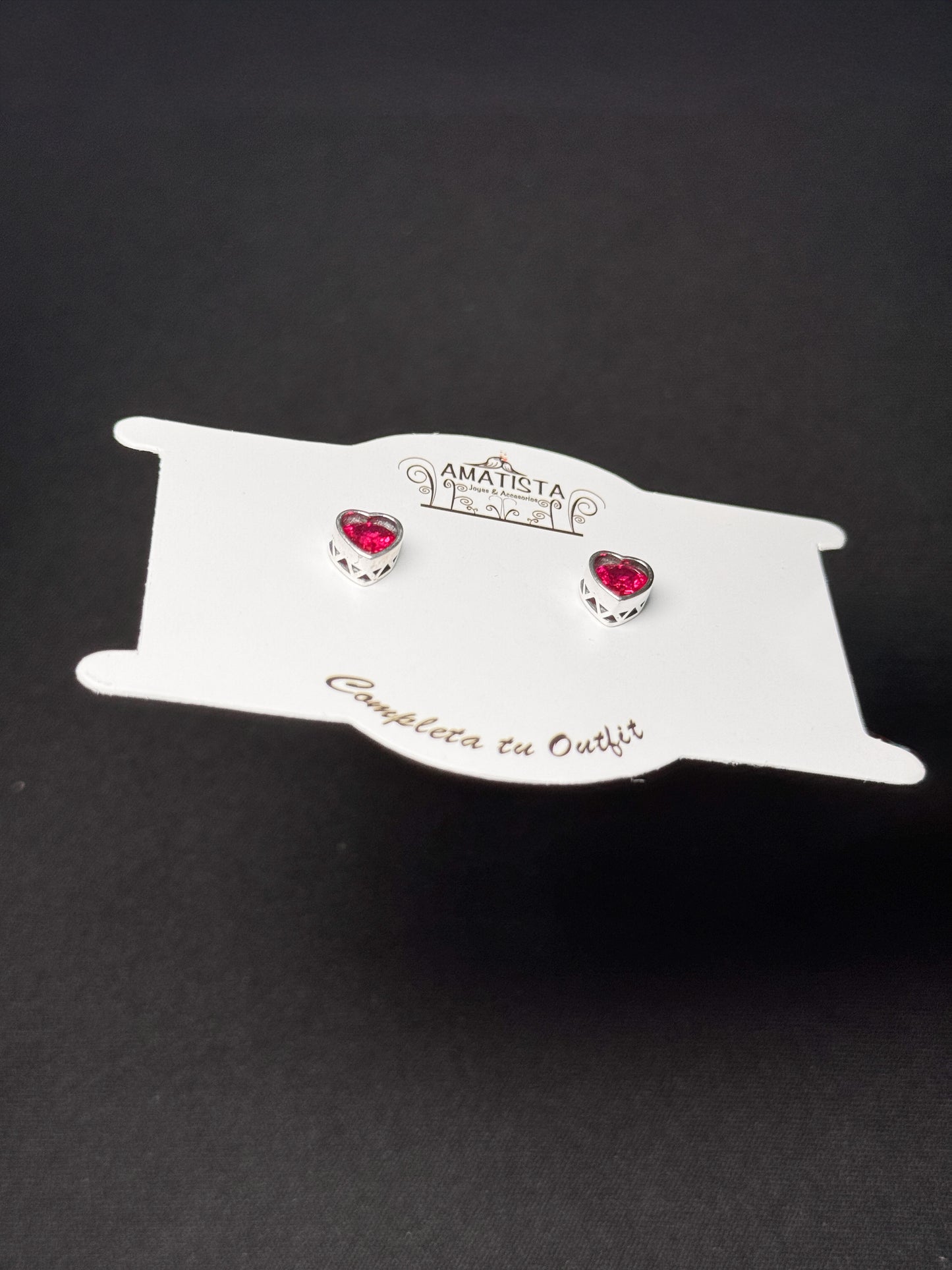 Topo corazón en bezel