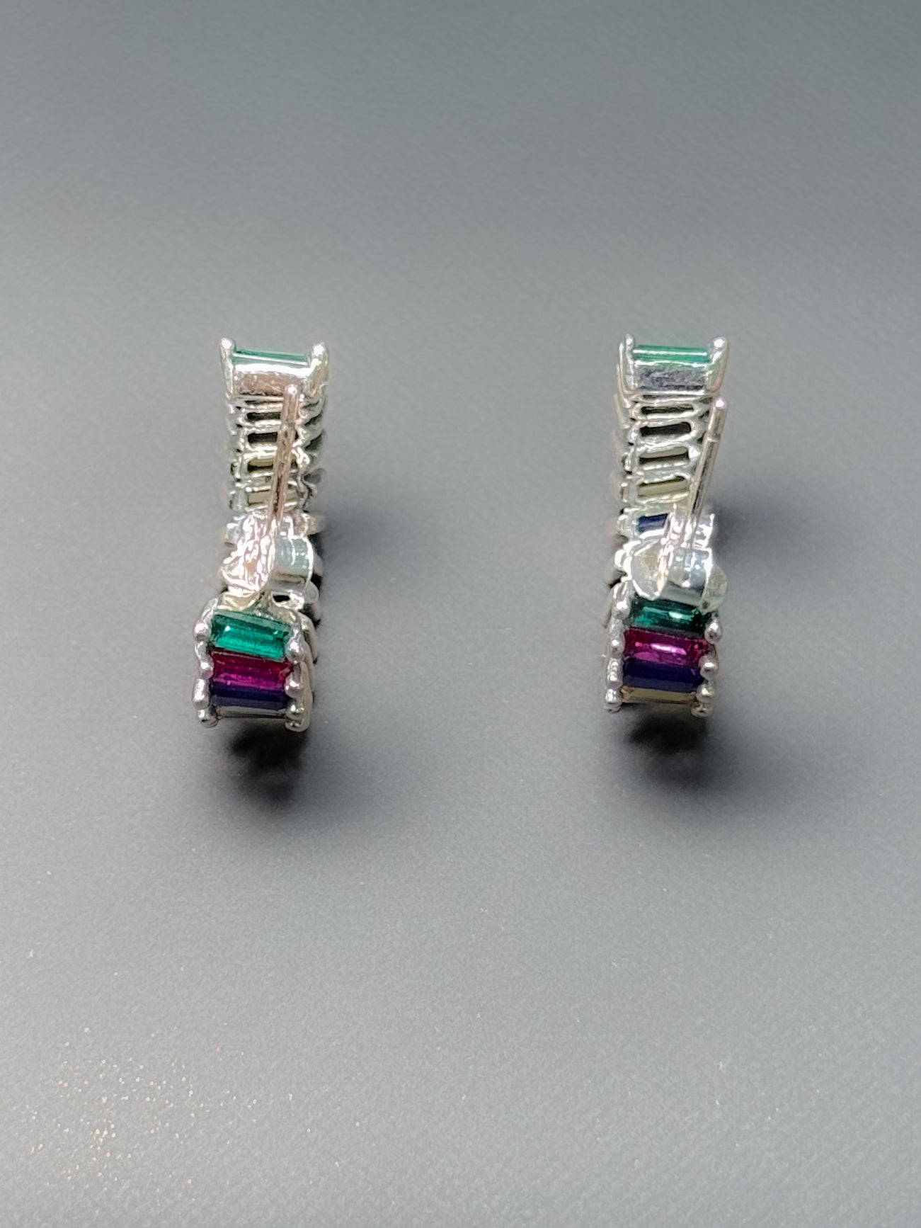 Candonga en plata multicolor