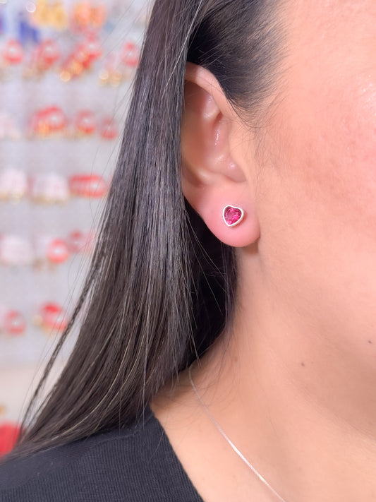 Topo corazón en bezel