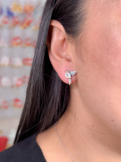 Topo pájaro plateado