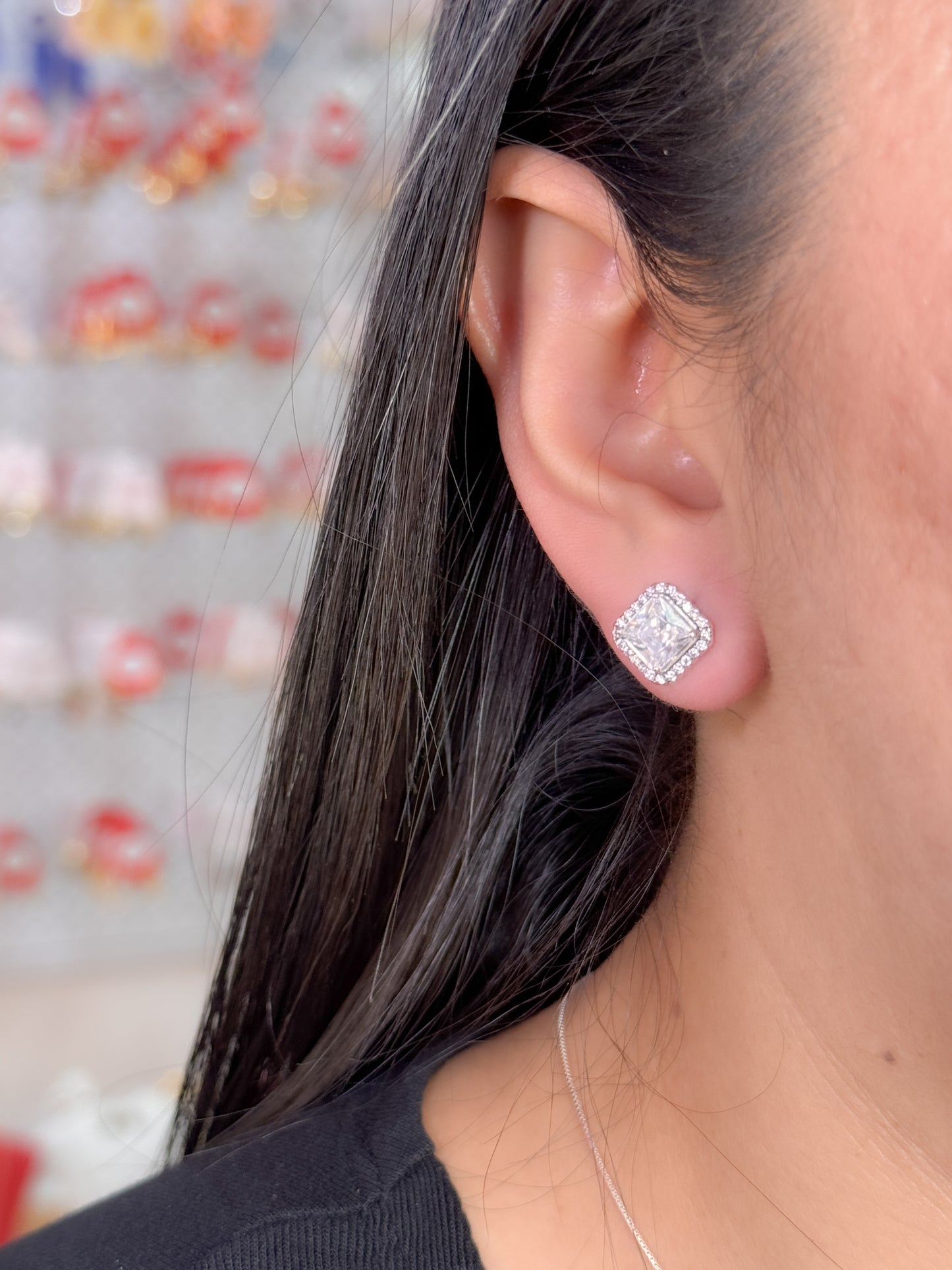 Topo cuadrado brillante