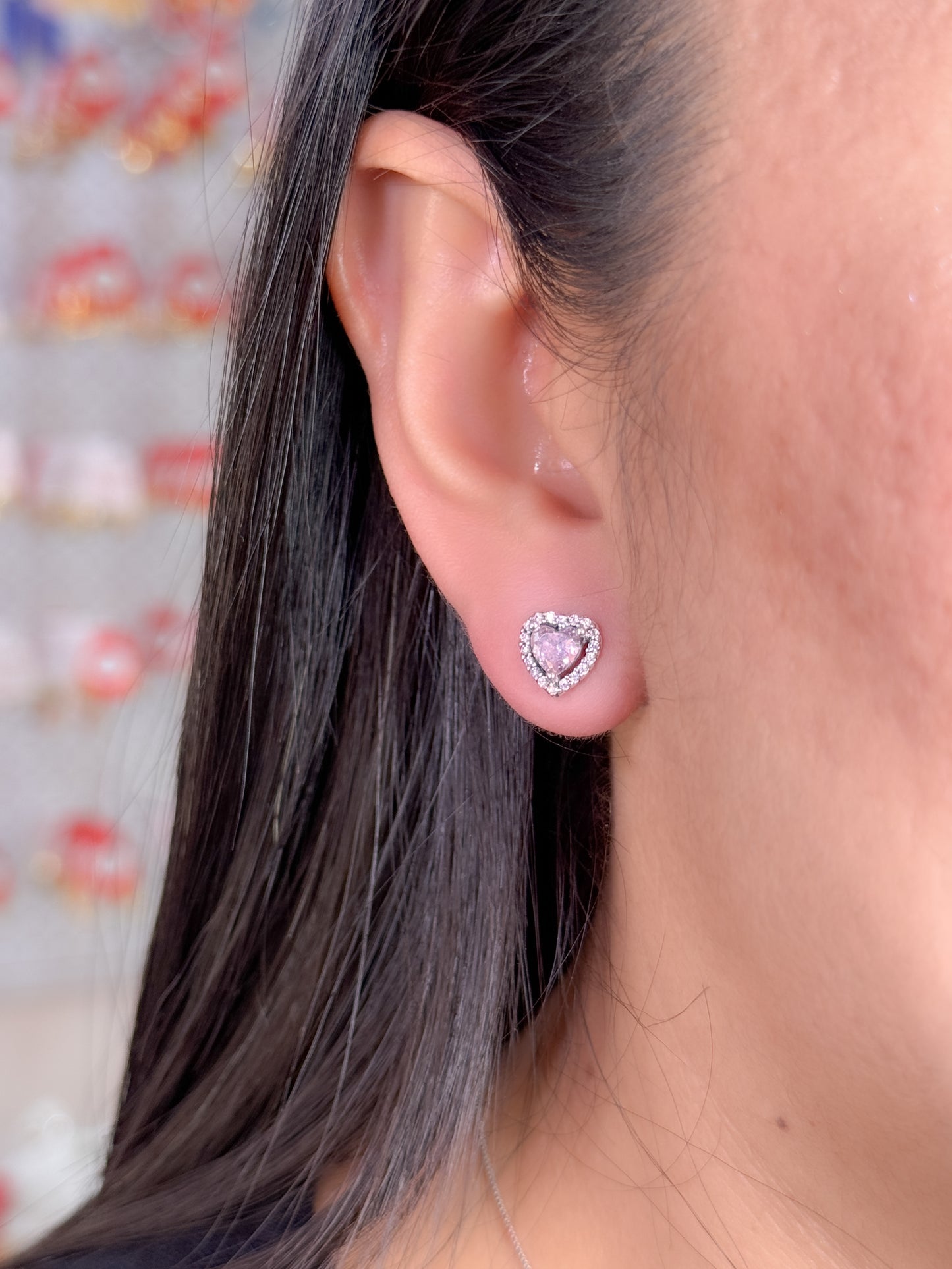 Corazón brillante enmarcado