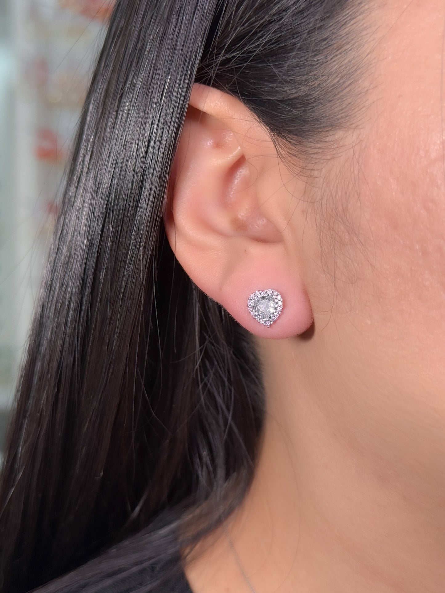 Corazón brillante enmarcado