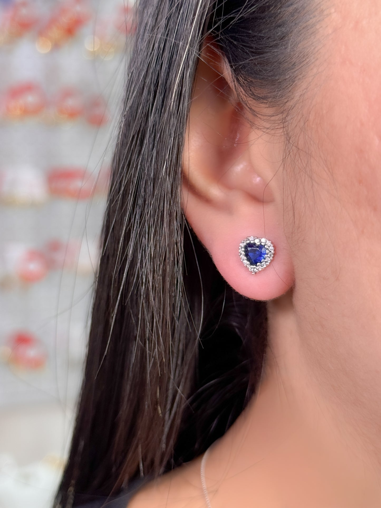 Corazón brillante enmarcado