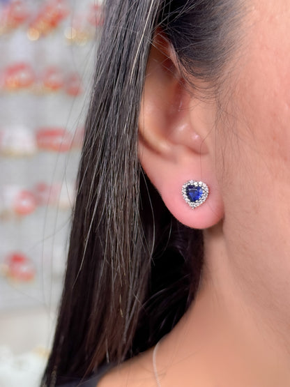 Corazón brillante enmarcado