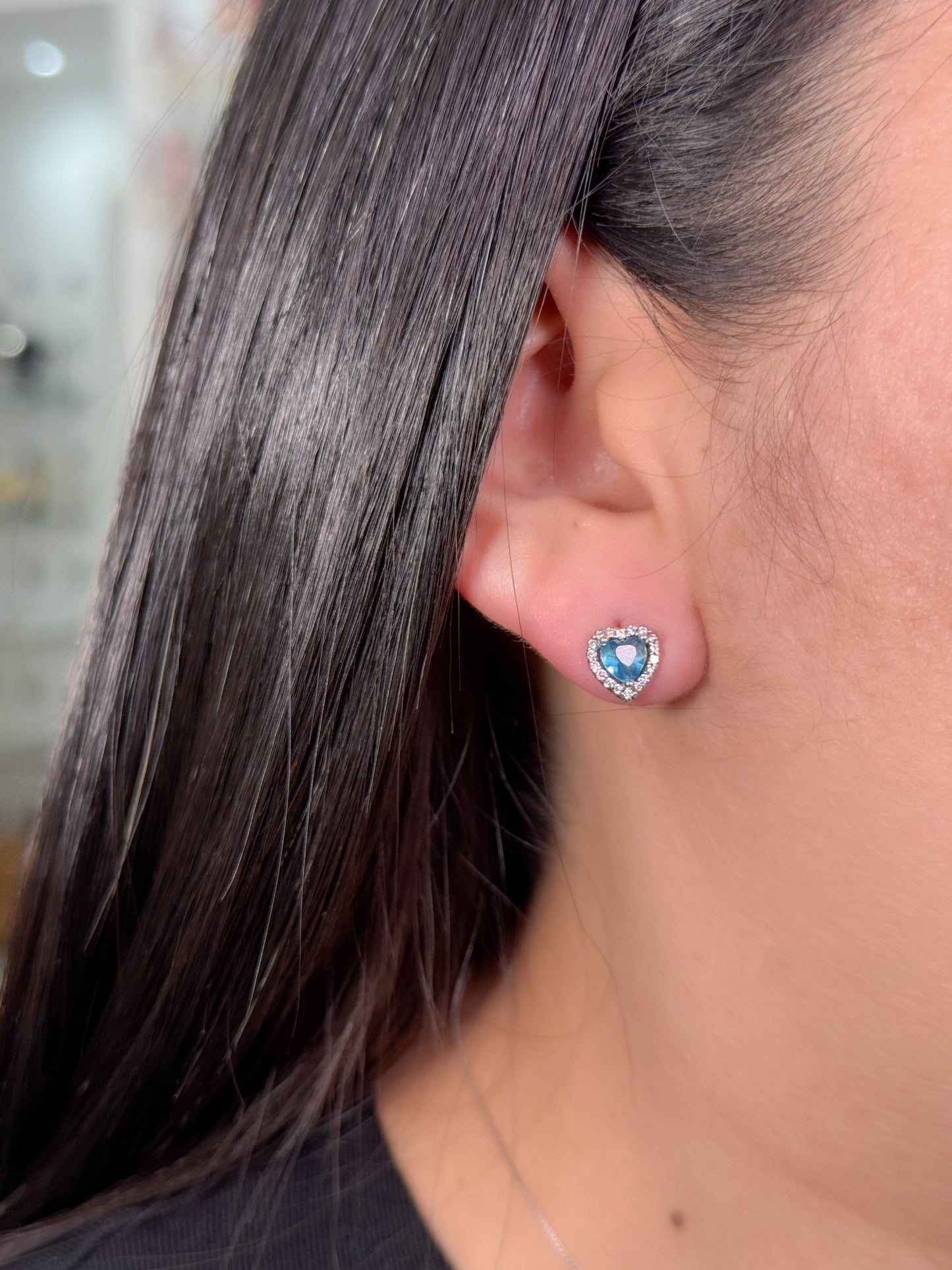 Corazón brillante enmarcado