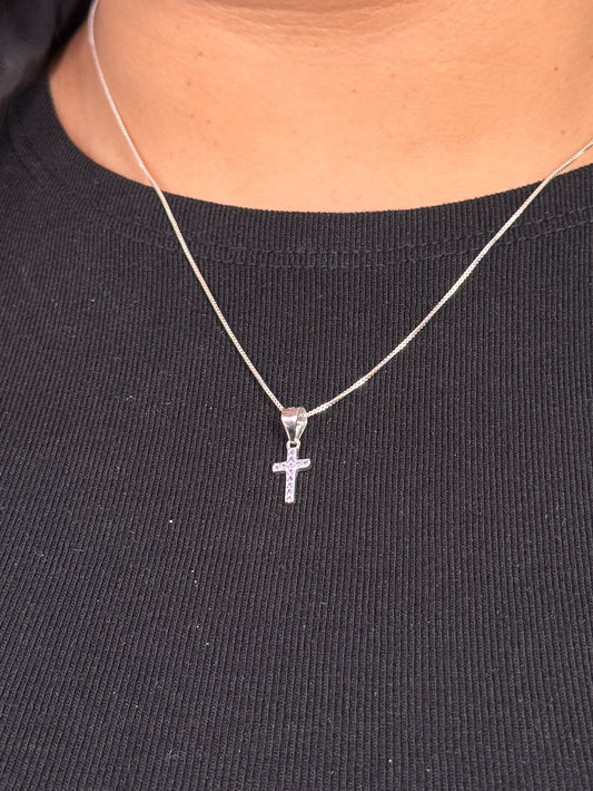 Cadena cruz colgante