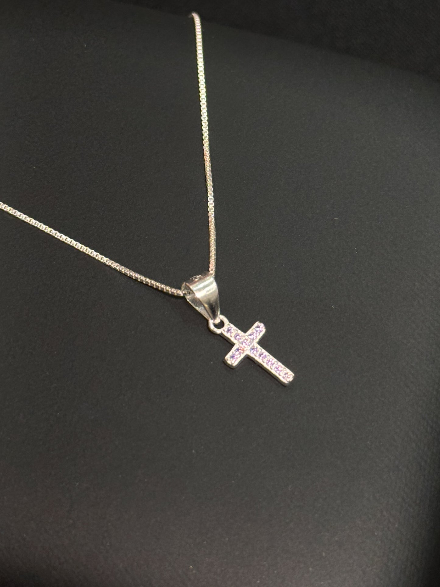 Cadena cruz colgante