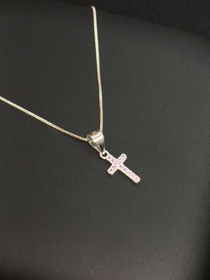 Cadena cruz colgante