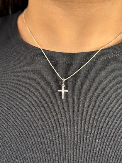 Cadena cruz colgante