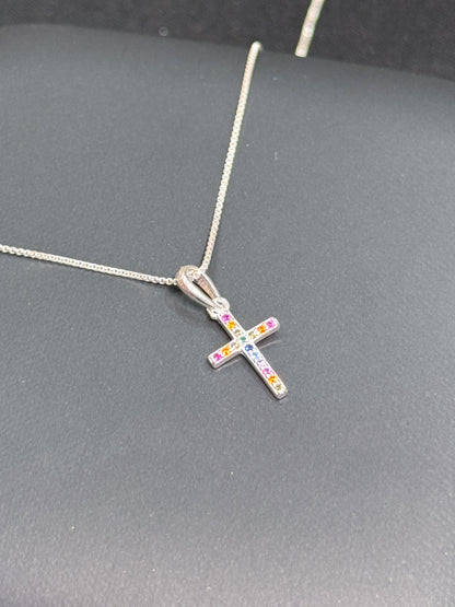 Cadena cruz colgante
