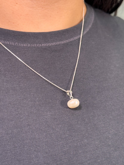 Cadena con perla natural