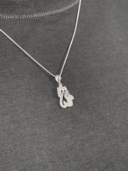 Cadena gato brillante