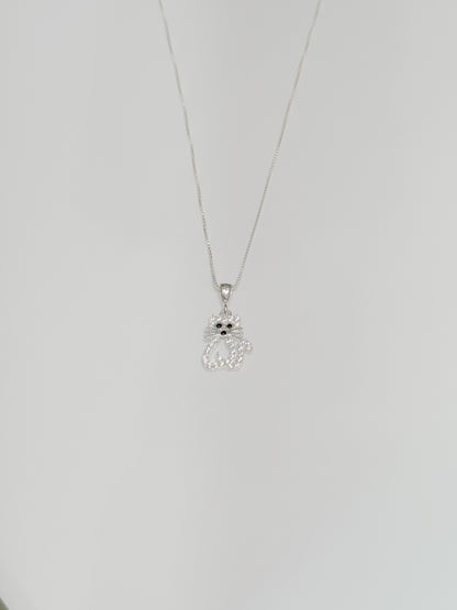 Cadena gato brillante