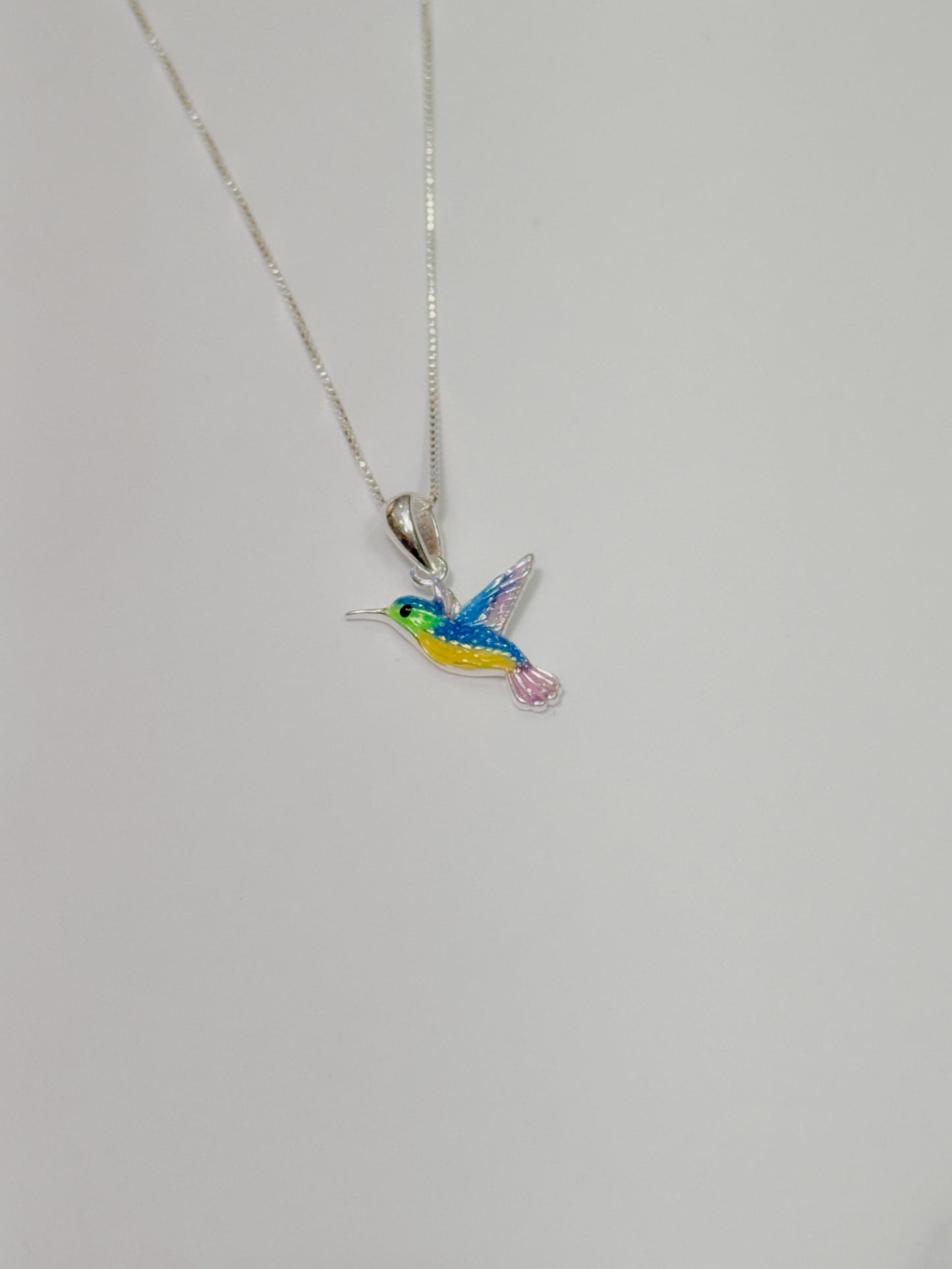 Cadena colibrí azul