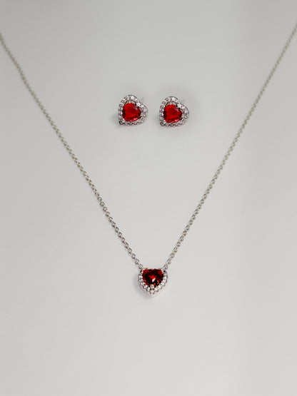 Juego corazón enmarcado