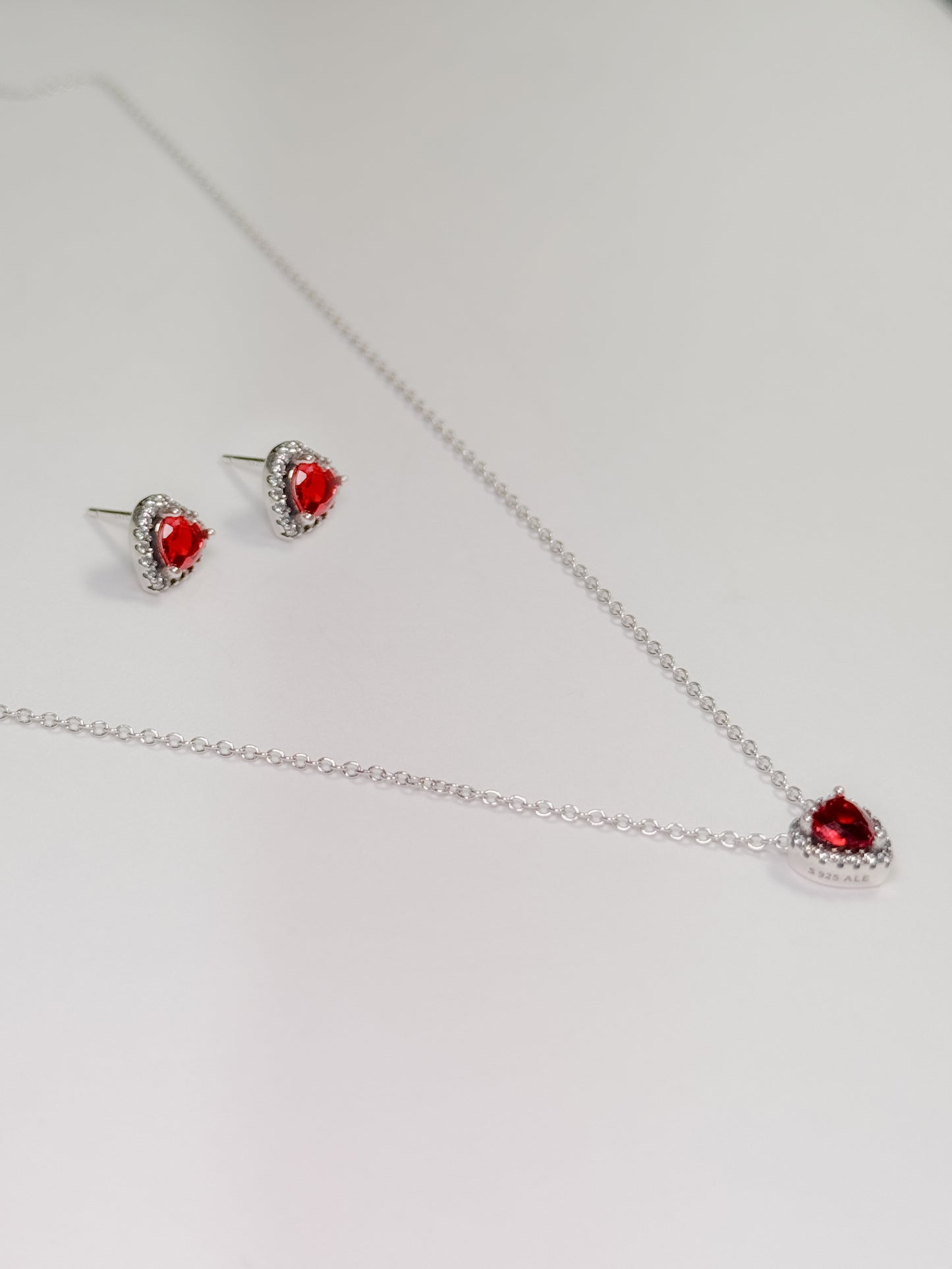 Juego corazón enmarcado