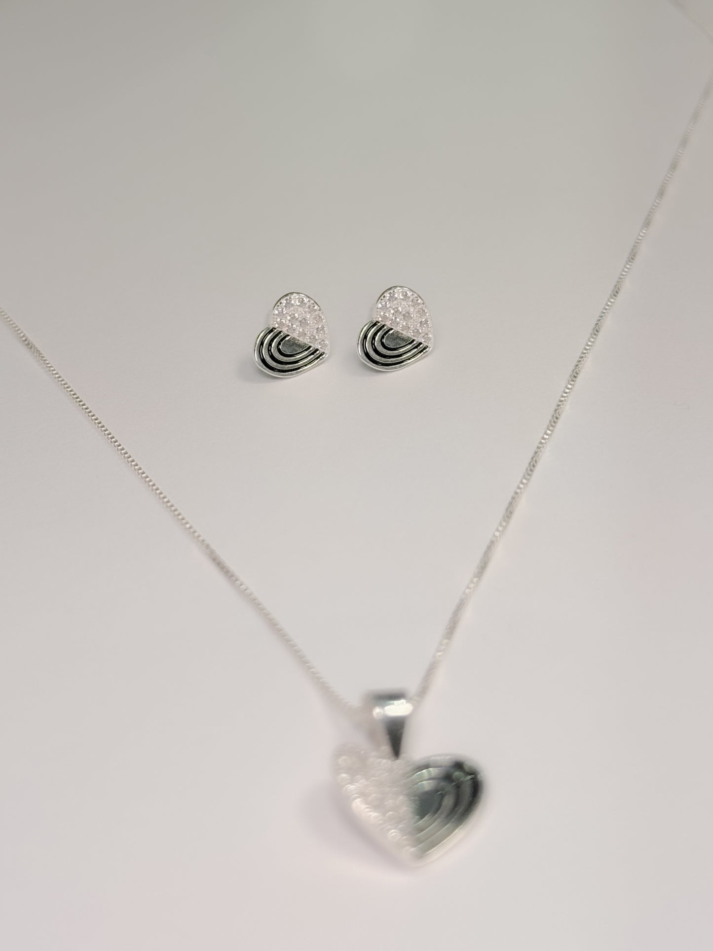 Juego corazón doble diseño