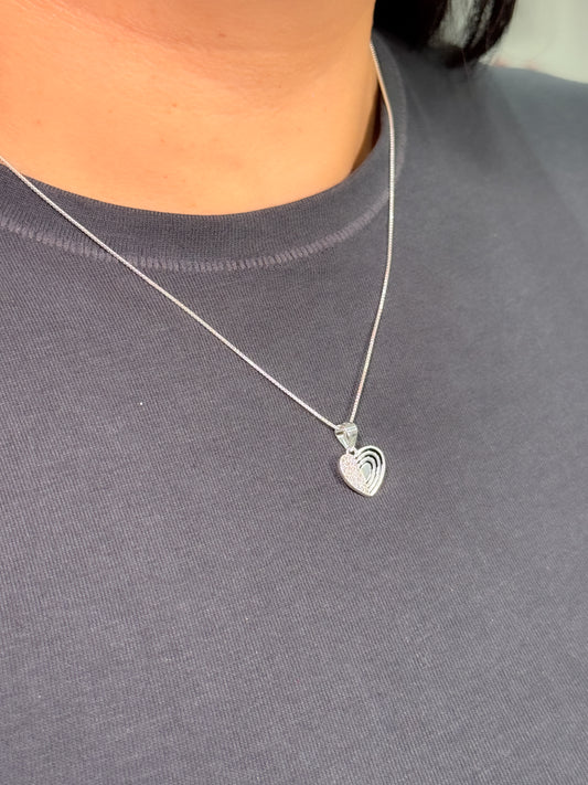 Juego corazón doble diseño