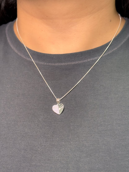 Juego corazón doble diseño