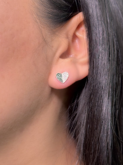 Juego corazón doble diseño