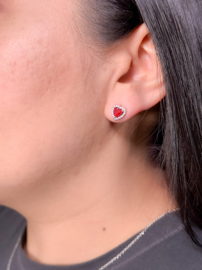 Juego corazón enmarcado