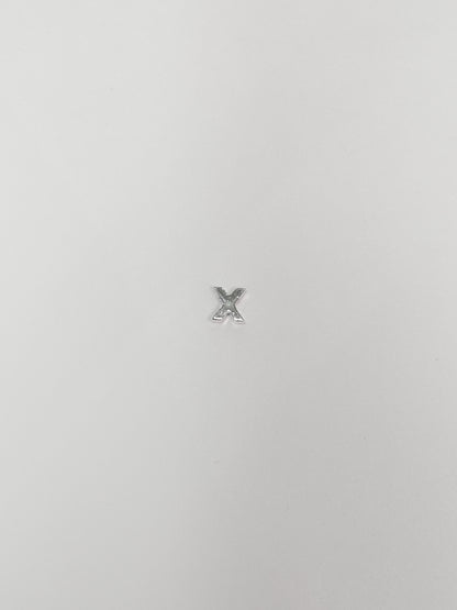 Cadena con inicial con dije pasante