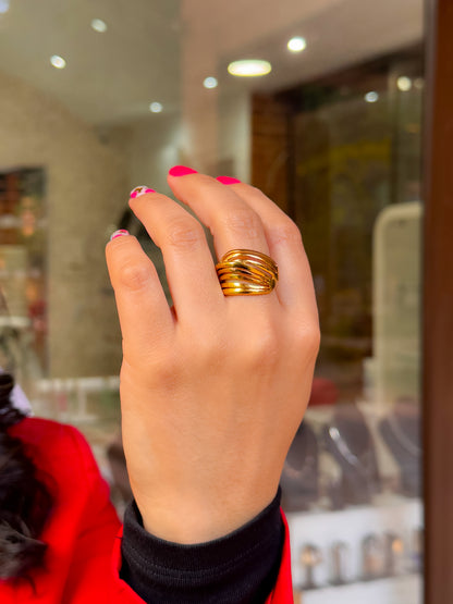 Anillo textura lineal