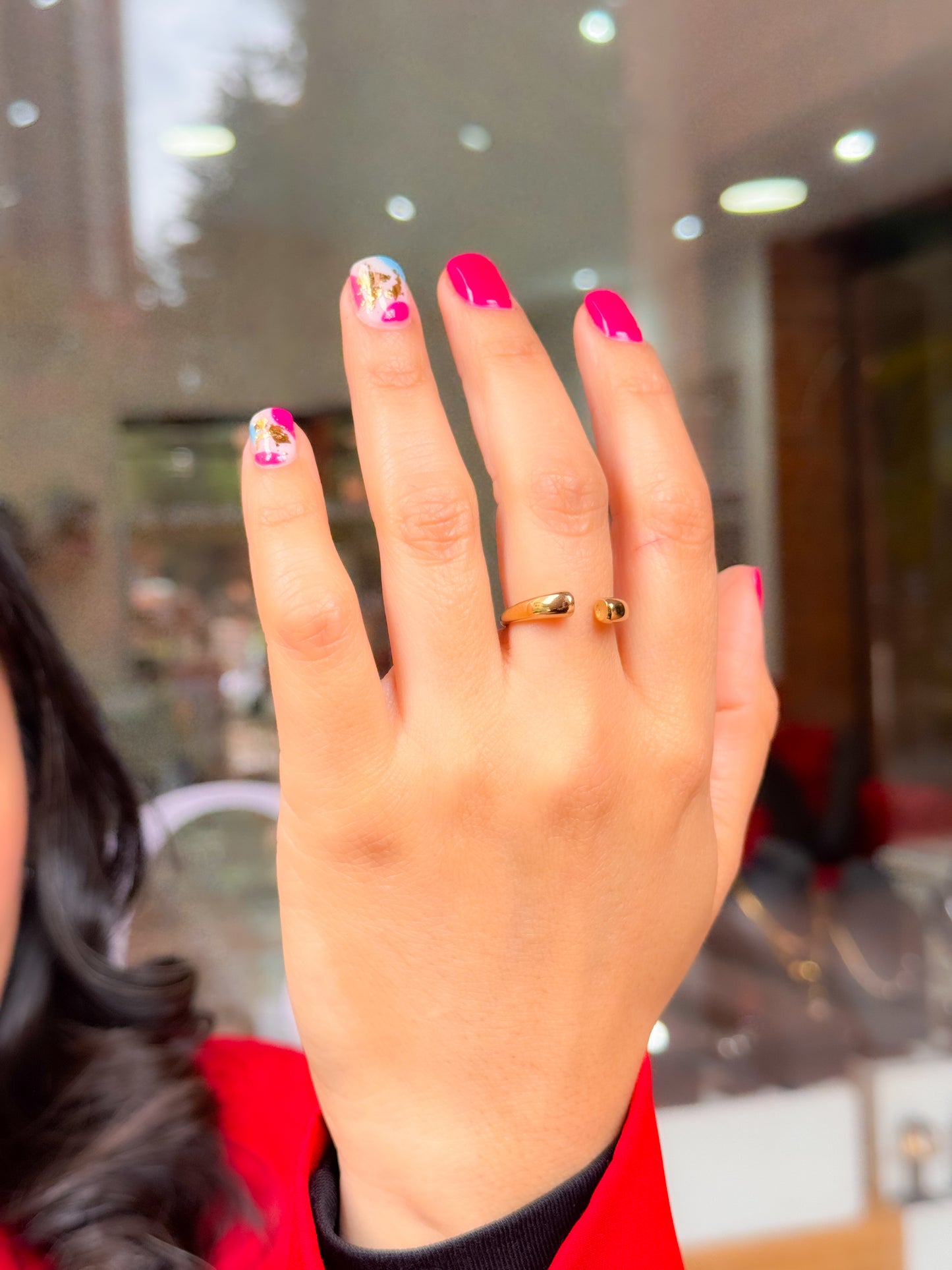 Anillo línea de luz