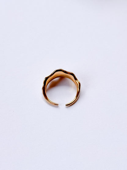 Anillo manto perlado