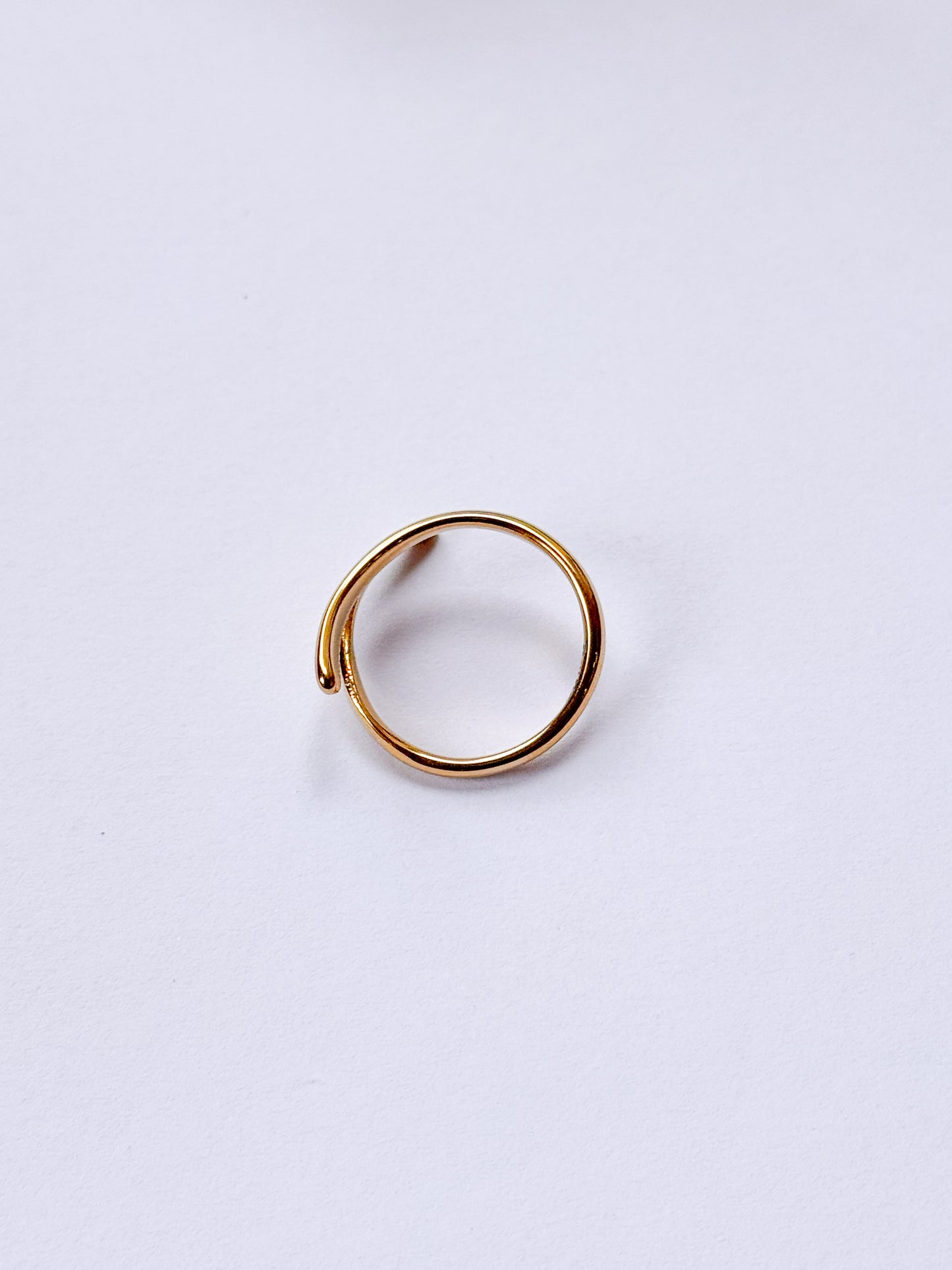 Anillo enlace dorado