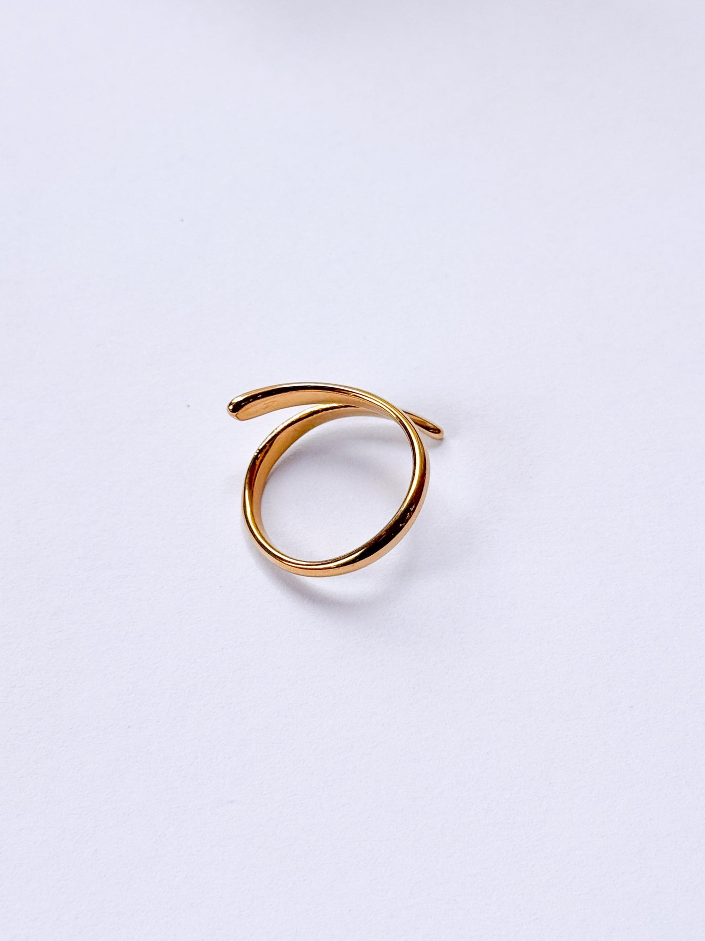 Anillo enlace dorado