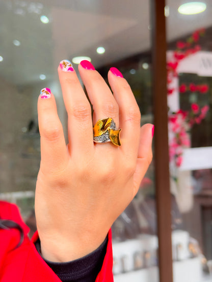 Anillo dos oros aurora