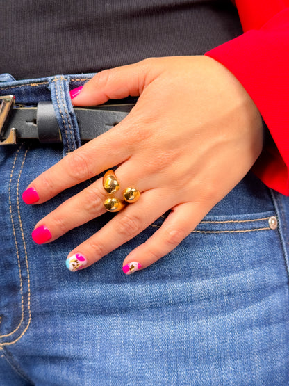 Anillo burbuja entrelazada