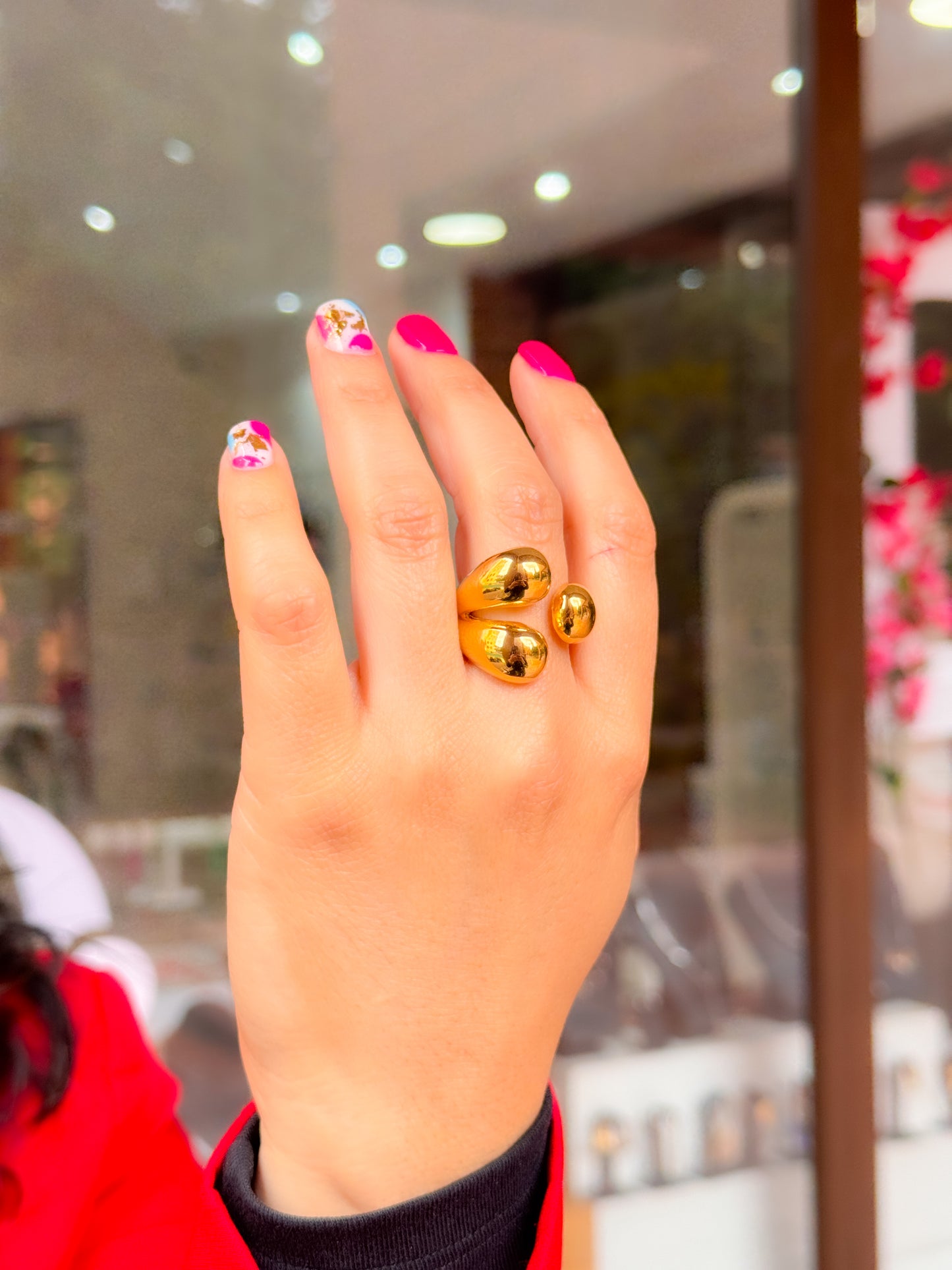 Anillo burbuja entrelazada