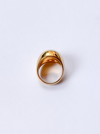 Anillo chunky circulo grande