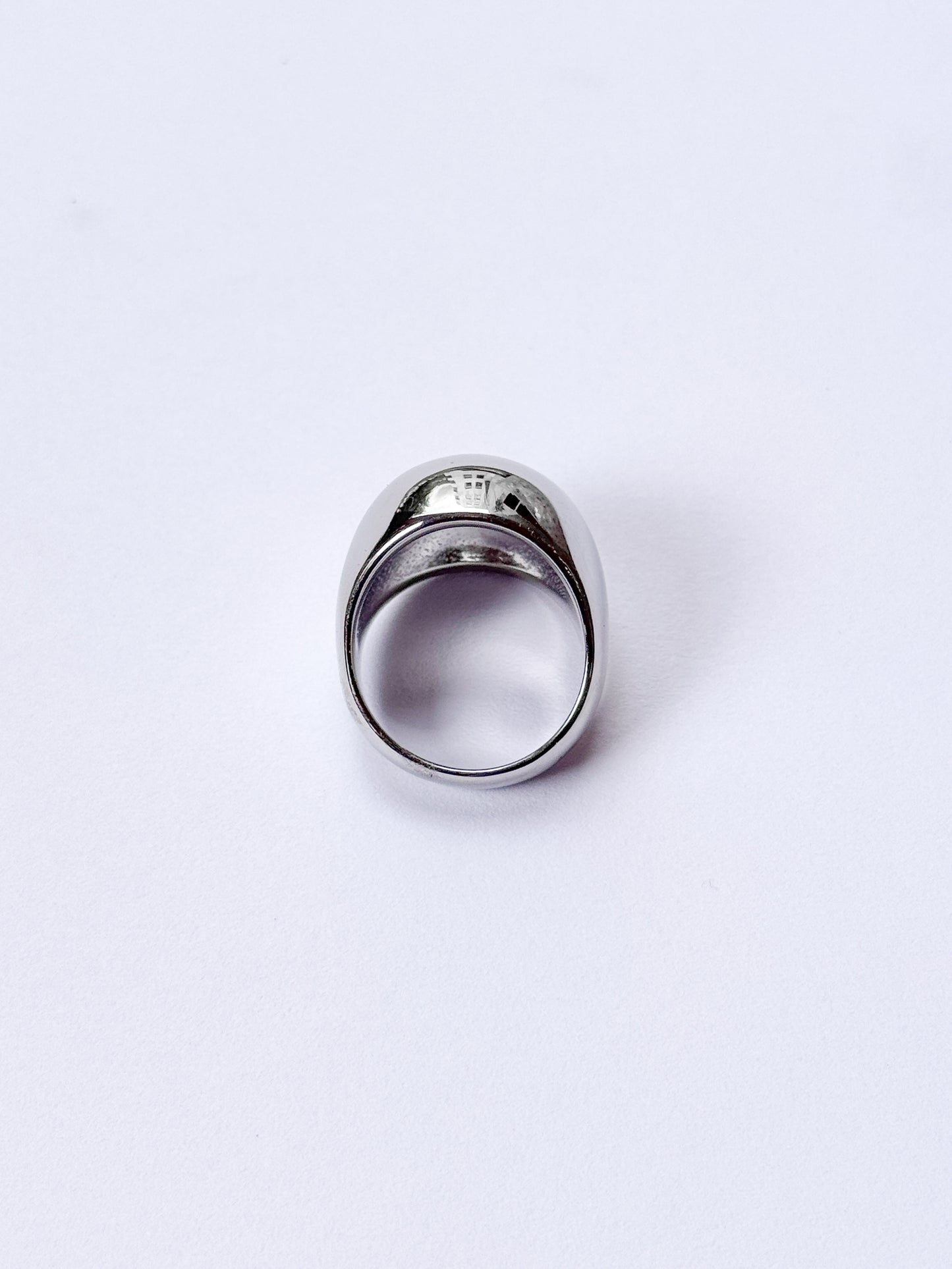 Anillo chunky circulo grande