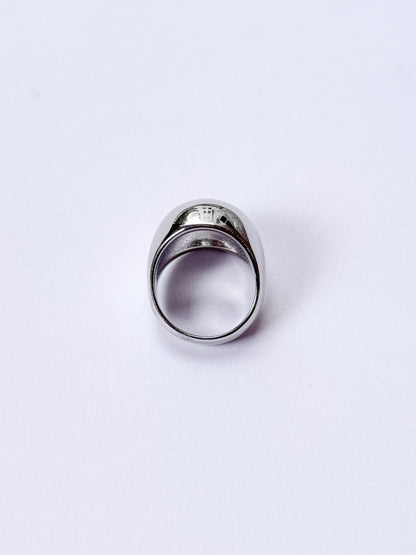 Anillo chunky circulo grande