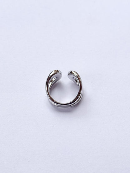 Anillo duo curvado