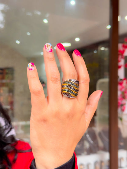 Anillo dos oros vintage