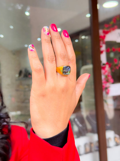 Anillo esencia marina