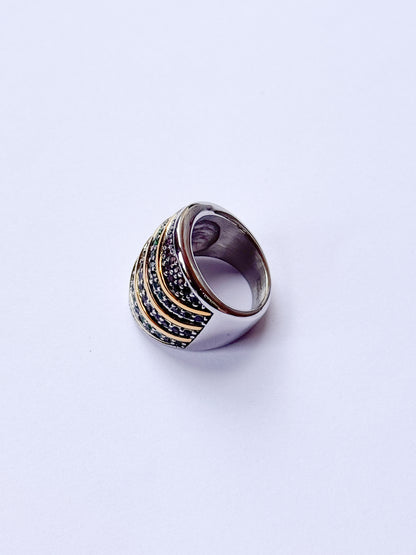 Anillo dos oros vintage